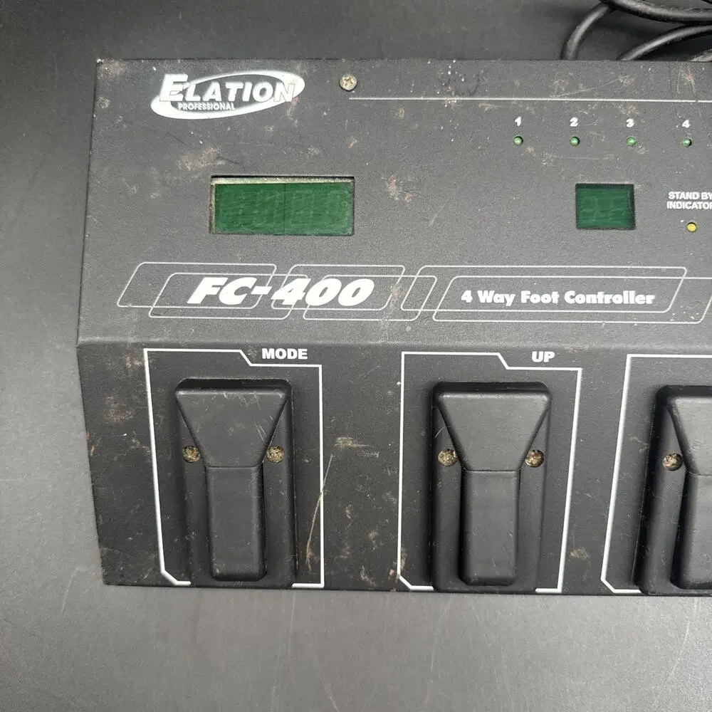 Elation Professional LSC FC-400 Stage Lighting DMX Foot Controller Untested